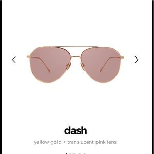 Diff Rose Gold Aviators